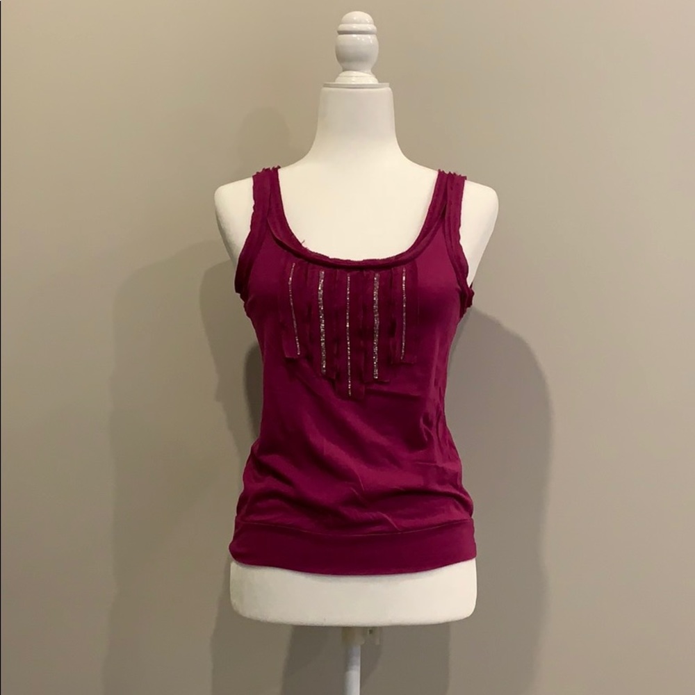 Anne Taylor LOFT purple tank top
